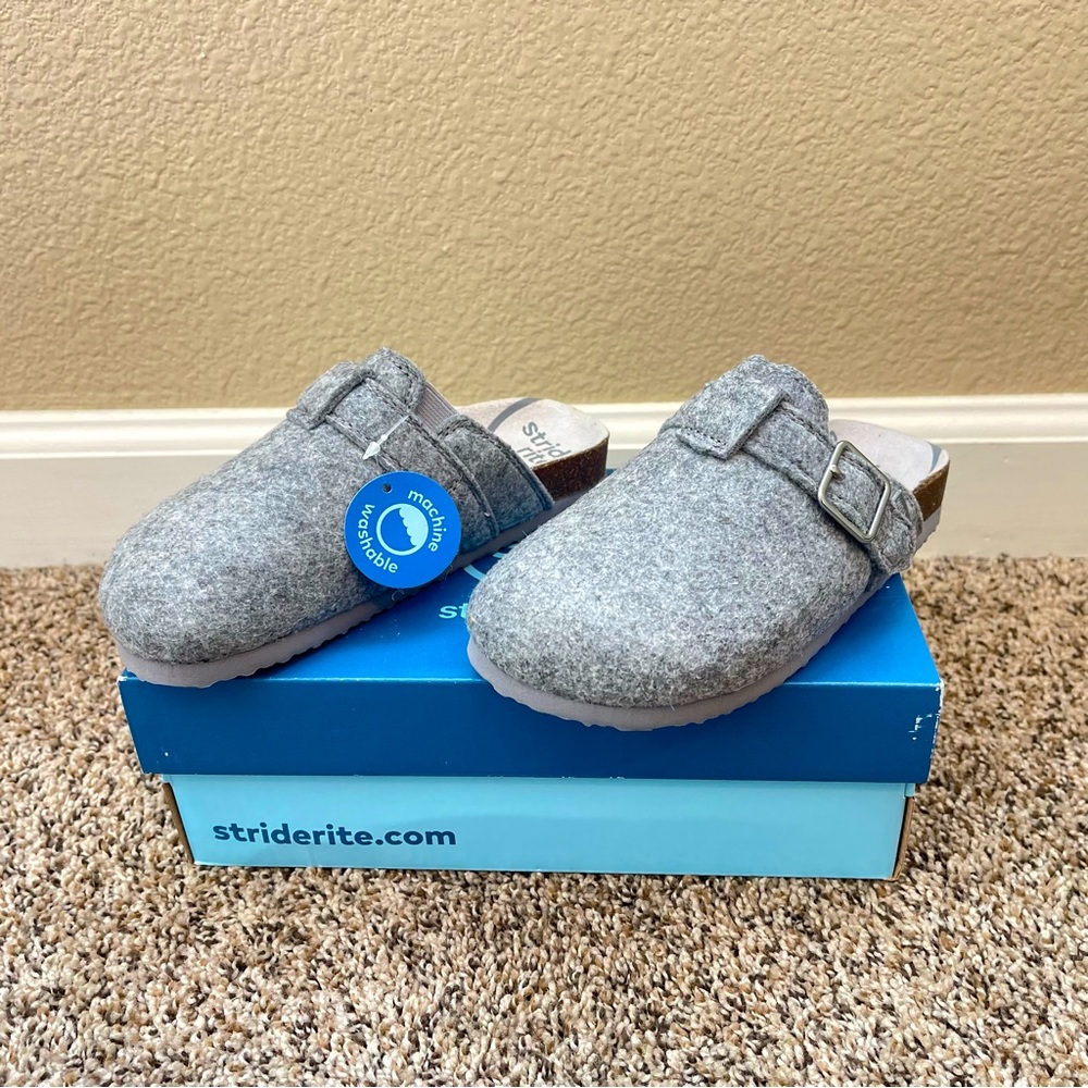 🦶Stride Rite Unisex Cozy Rite Slide Gray Casual 13M🦶